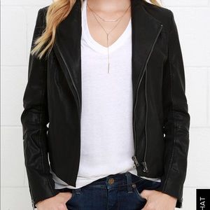Lulus Faux Leather Jacket
